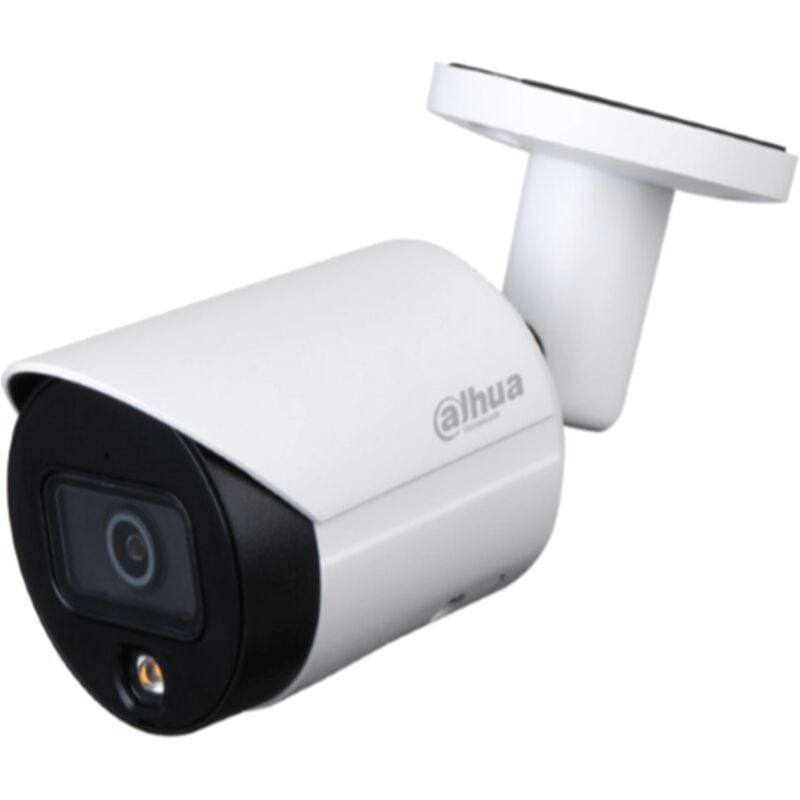 foto del prodotto dahua bullet 4mp 2.8mm lite fullcolor ip poe ipc hfw2439s sa led s2
