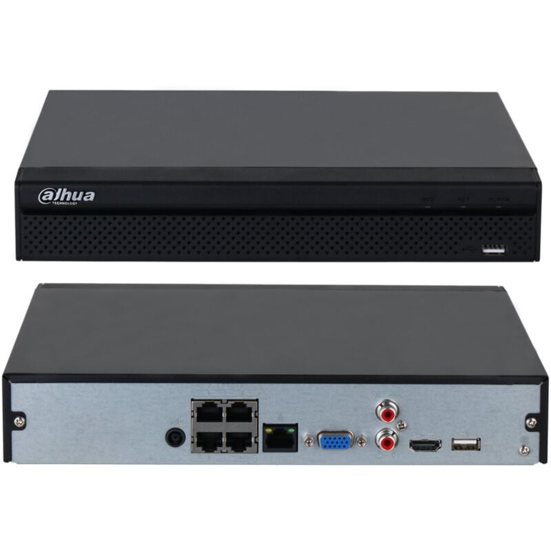 foto del prodotto dahua nvr poe 4ch smart 1u 4poe lite nvr2104hs p 4ks3