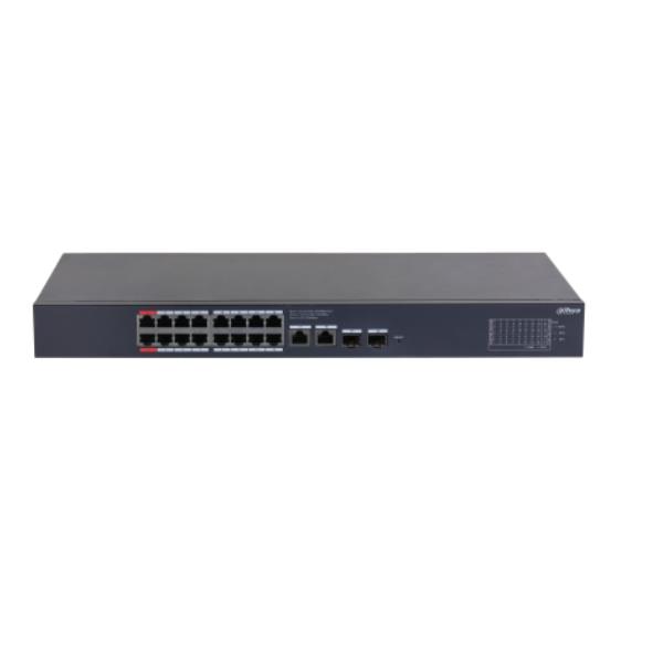 foto del prodotto dahua technology cs4220 16gt 240 gestito l2 gigabit ethernet 10 100 1000 supporto power over ethernet poe nero