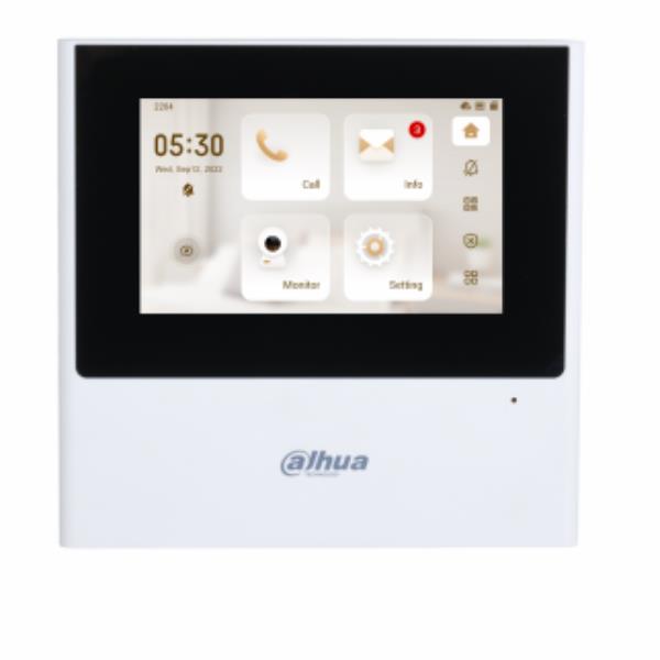 foto del prodotto dahua technology vth2611l wp sistema per video citofono 10,9 cm 4.3 nero, bianco