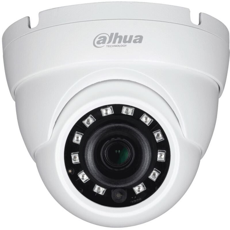 foto del prodotto dahua telecamera dome turret 4k 8mp hd cvi 2.8mm hac hdw1800m