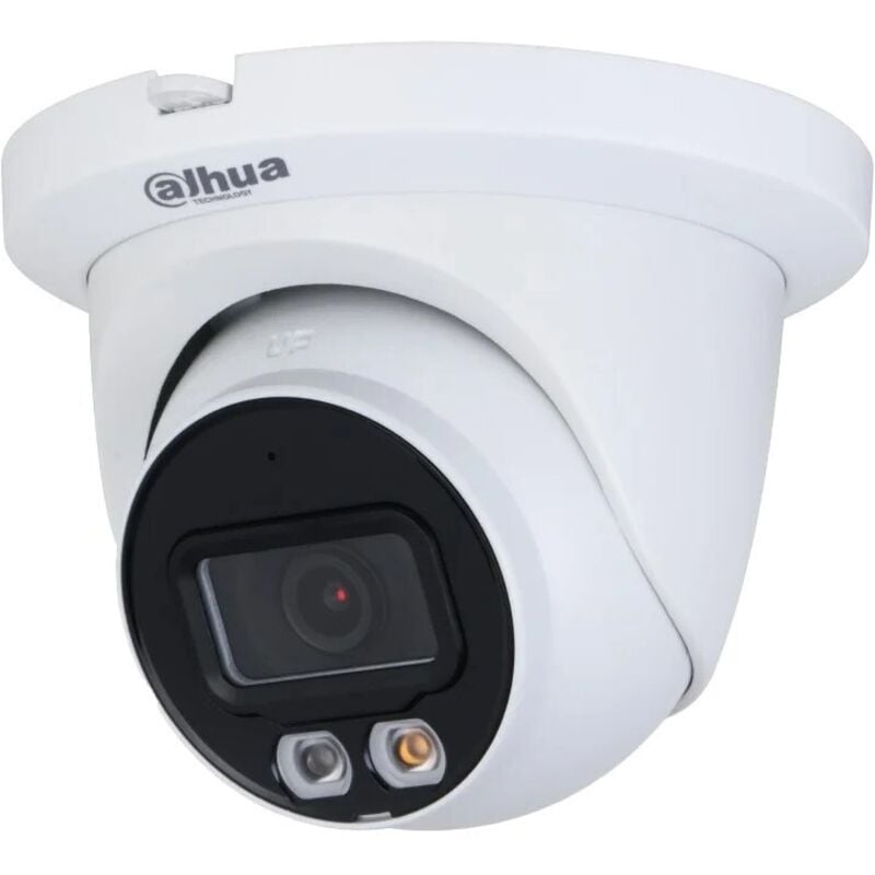 foto del prodotto dahua telecamera ip dome da 8mp con lente da 2.8 mm, visione notturna ir 30m, poe, modello ipc-hdw2849tm-s-il-0280b