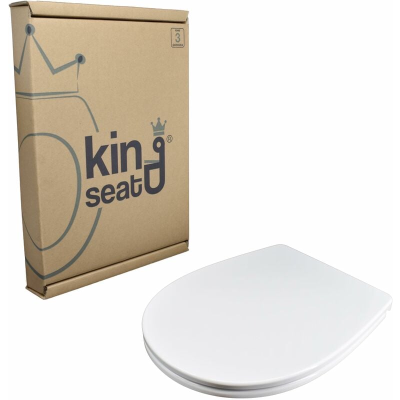 foto del prodotto daikin - si eu702mp - copriwater in termoindurente, con cerniere in acciaio regolabili, bianco