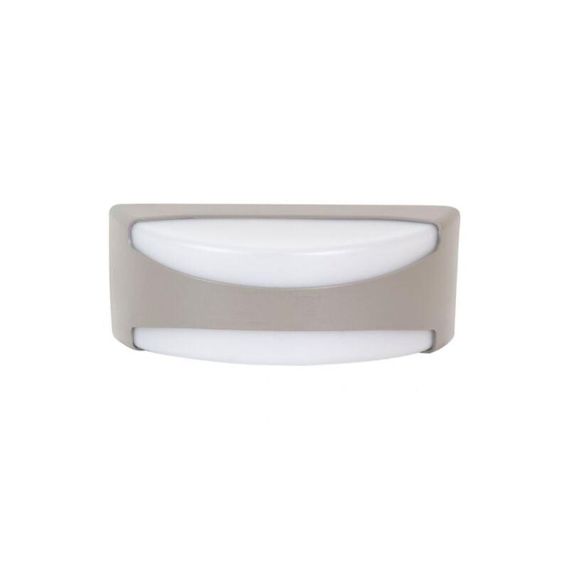 foto del prodotto daikon lampada da parete esterna 1xe27 grigio ip65 in policarbonato 13,2x32x13 cm
