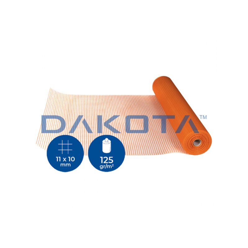 immagine 0 del prodotto dakota rete portaintonaco arancione maglia 1x1 rot.1x50 mt. 125gr mq