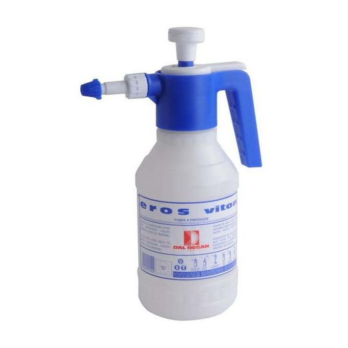 foto del prodotto dal degan pompa a precompressione eros viton liquidi aggressivi 2 lt bianco