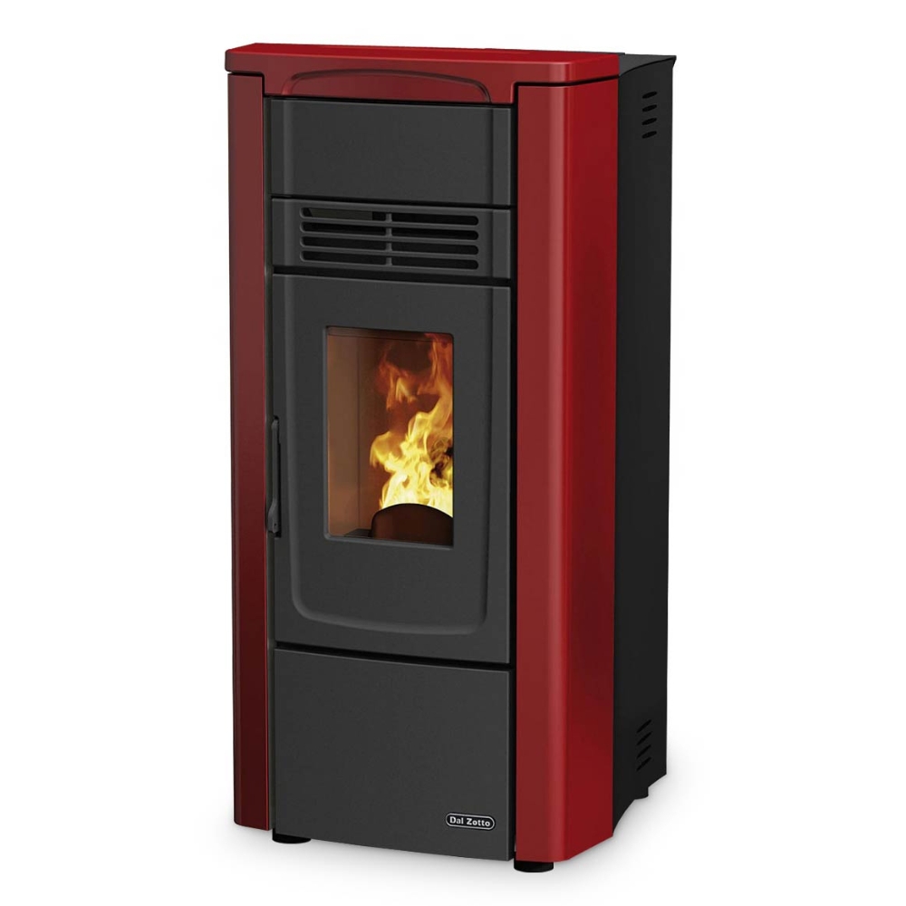 foto del prodotto dal zotto gabry elite stufa a pellet 8 kw bordeaux 001281253 