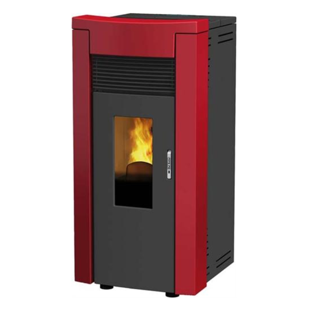 foto del prodotto dal zotto melania stufa a pellet 8,2 kw 80 m 2 bordeaux 001277400 
