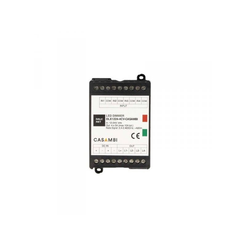 foto del prodotto dalcnet dlx1224 4cv casambi led dimmer bluetooth app casambi 4 canali rgb rgbw