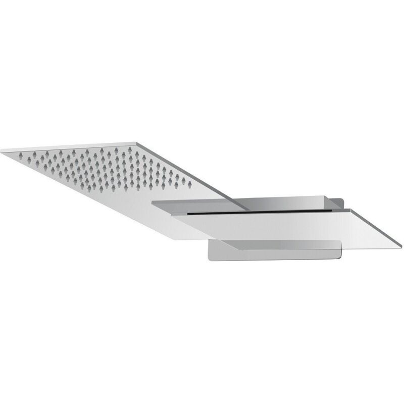 foto del prodotto damast soffione doccia marco polo a muro ottone cromato 2 getti