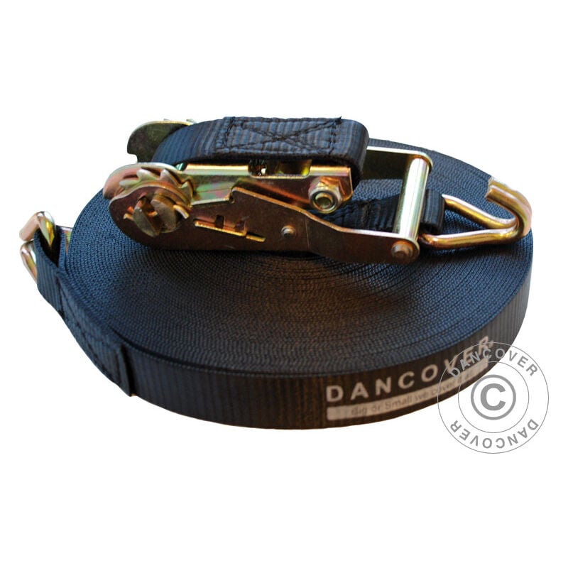 foto del prodotto dancover cinghie a cricchetto pro 20m, nero, n.1