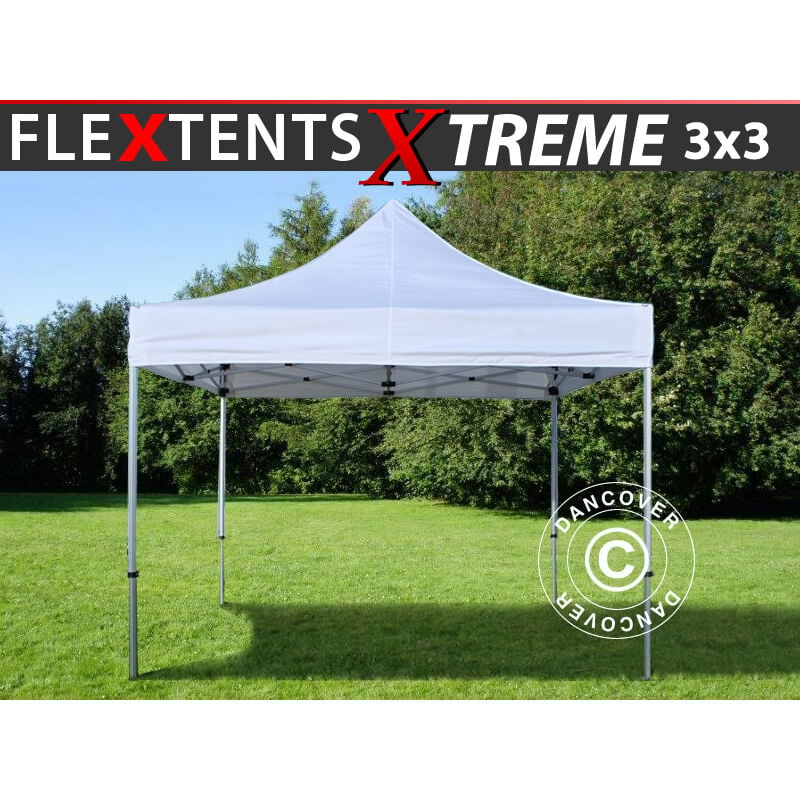 foto del prodotto dancover gazebo pieghevole gazebo rapido flextents xtreme 50 3x3m bianco