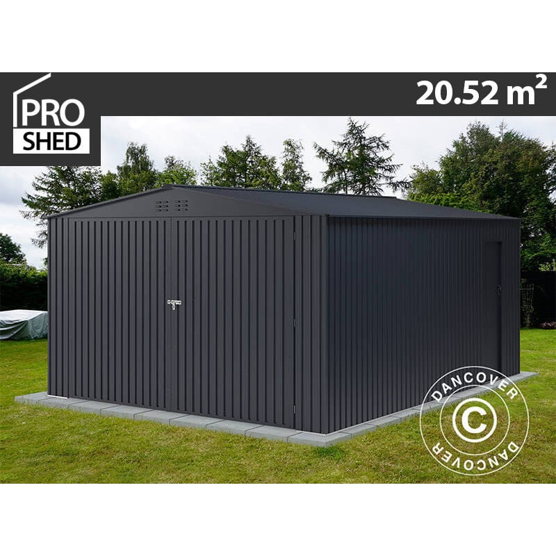 foto del prodotto dancover metallo garage 3,8x5,4x2,32m, 20,52m , proshed , antracite