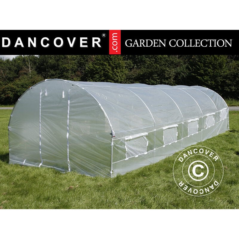 foto del prodotto dancover serra tunnel 4x10,6x2m, 42,4m , transparente
