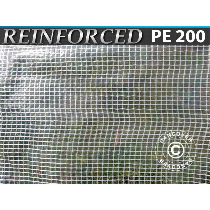foto del prodotto dancover telo telone occhiellato 8x10m, rete rinforzata pe 200g m ,