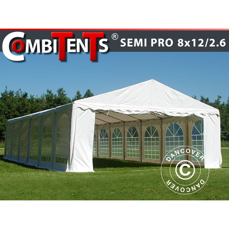 foto del prodotto dancover tendone gazebo per feste, semi pro plus combitents 8x12 2,6 m 4