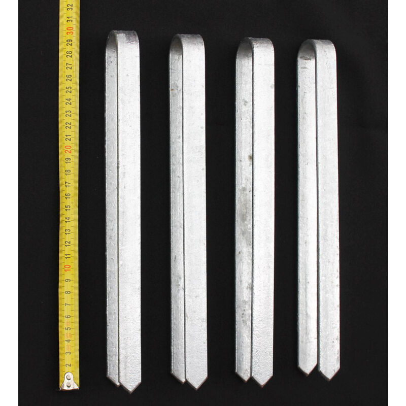 foto del prodotto dandibo 4 pezzi ancoraggio a terra zincato xl ancoraggio a terra per arco a rosa 30 cm picchetti picchetto a terra picchetto a terra fissaggio set