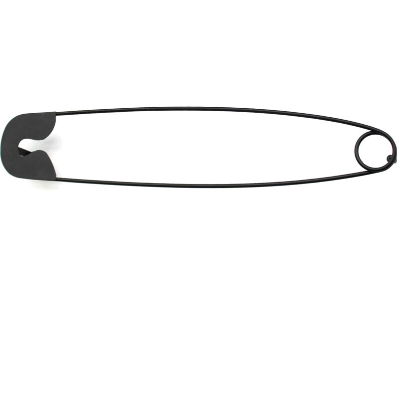 foto del prodotto dandibo design portasalviette spilla di sicurezza 62 cm appendiabiti da parete ufficio metallo nero corridoio fai da te
