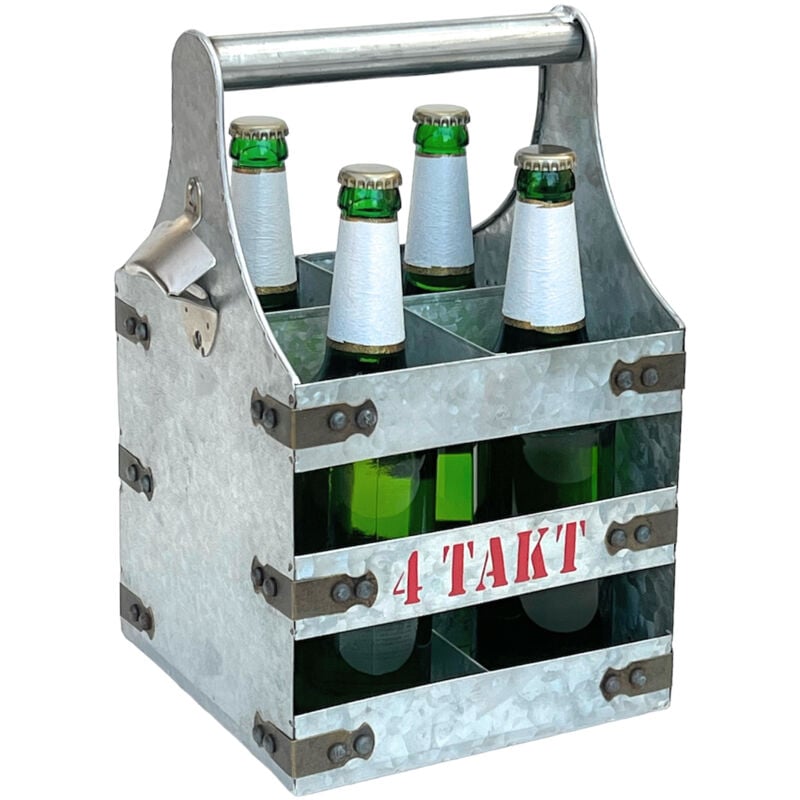foto del prodotto dandibo portabirra in metallo con apribottiglie portabottiglie 4 tempi 96405 apribottiglie cestino per bottiglie borsa da uomo regali da uomo