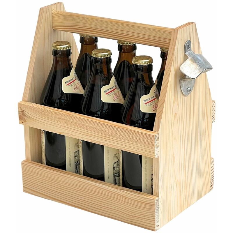 foto del prodotto dandibo portabottiglie 6 bottiglie in legno con apribottiglie 93945 borsa da uomo