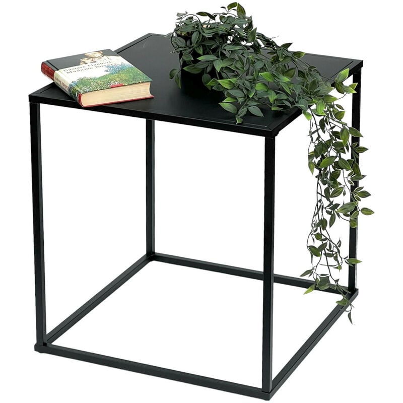 foto del prodotto dandibo tavolino da caff in metallo nero s tavolino da salotto 96252 tavolino da salotto 42 cm tavolino da divano tavolo da cucina moderno