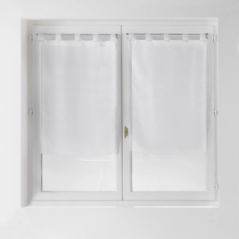 foto del prodotto dandy, passanti coppia destra 2 x 60 x 120 cm, velo, fili, tagli dandy, poliestere 120 x 60 cm, poliestere, bianco, 120x60x1 cm douceur d int rieur