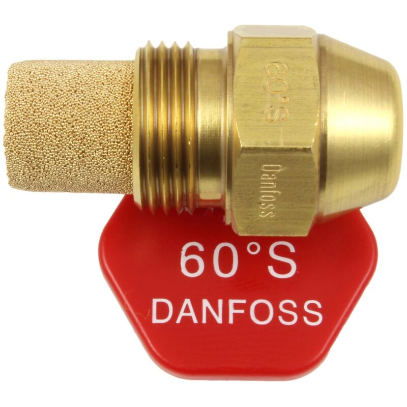 foto del prodotto danfoss 030f6914 ugello dell olio a getto piatto, angolo di 60 , 0,65 usgal h, 2,67 kg h