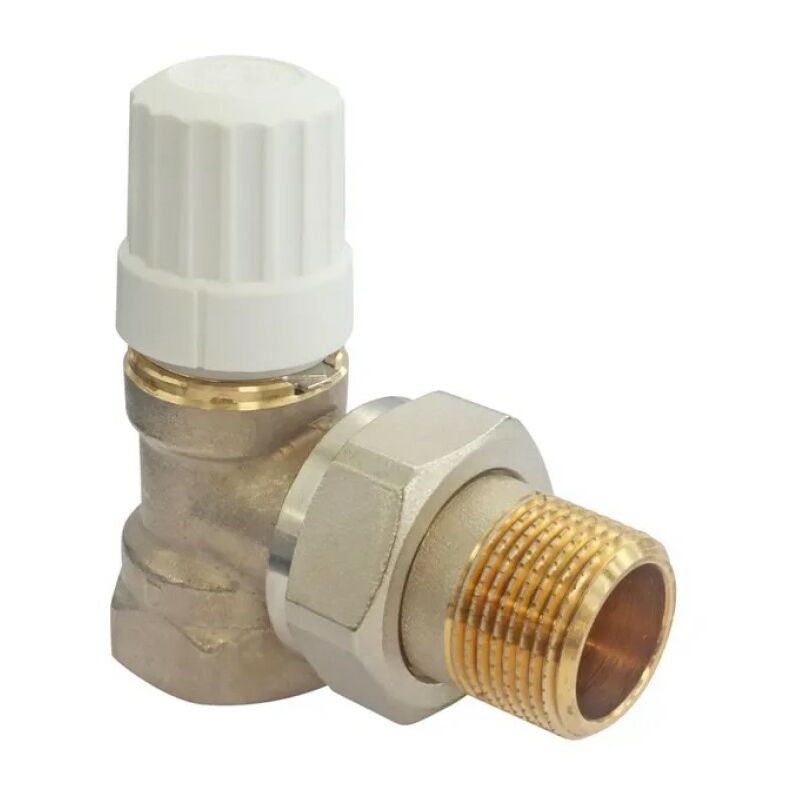 foto del prodotto danfoss corpo termostatico a squadra con attacco femmina 20 27 somatherm for you