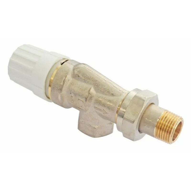 foto del prodotto danfoss corpo termostatico ad angolo rovesciato in ottone, attacco femmina 12 17 somatherm for you