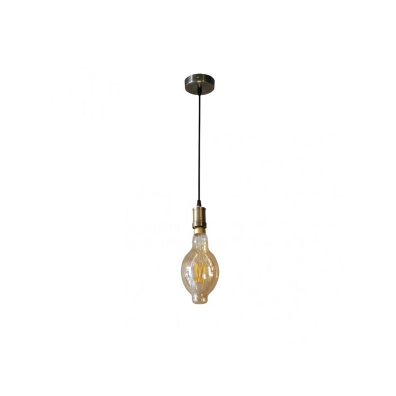 foto del prodotto dante lampada a sospensione 1xe27 pelle ambar lampadina inclusa 8w 3000k 640lm regx12x12 cm