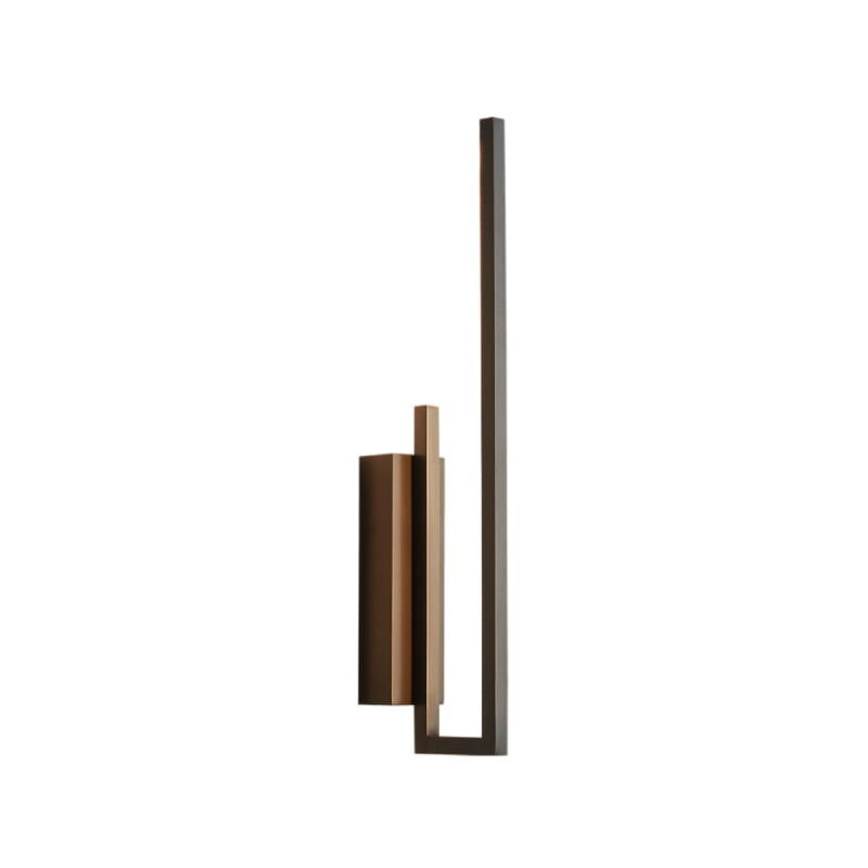 foto del prodotto darla lampada da parete moderna a led 40 cm nera