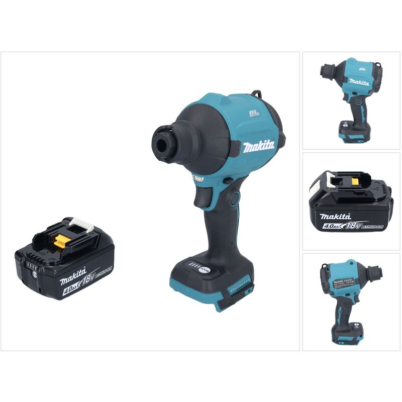 foto del prodotto das180m1 soffiatore a batteria 18v brushless 1x batteria 4.0ah senza caricabatterie makita