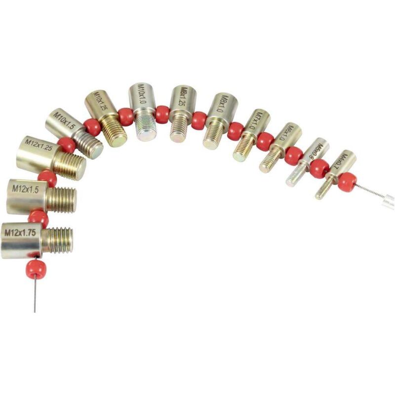 foto del prodotto dasqua 8511 2005 kit tester per filettature 1 kit