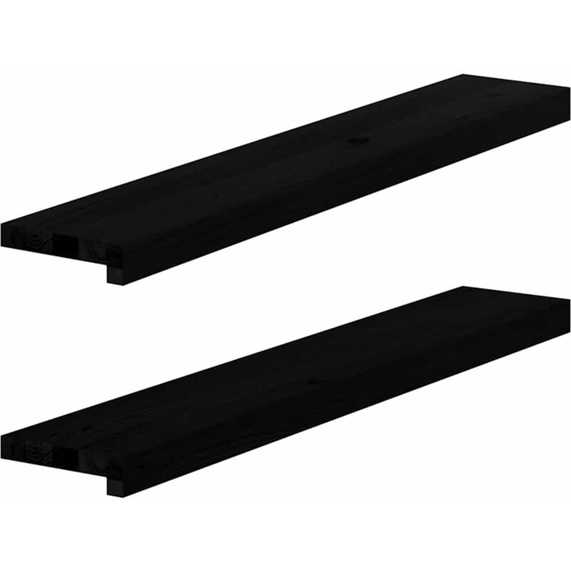 foto del prodotto davanzali 2 pz marrone scuro 90x15x2 cm legno massello rovere vidaxl