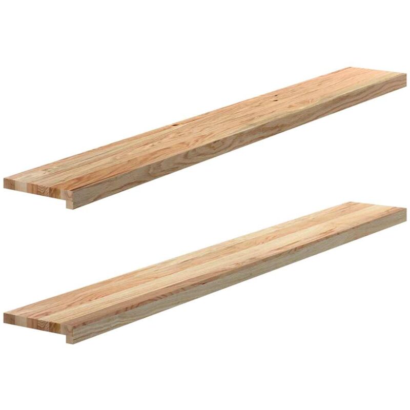 foto del prodotto davanzali 2 pz non trattati 160x20x2cm legno massello di rovere vidaxl