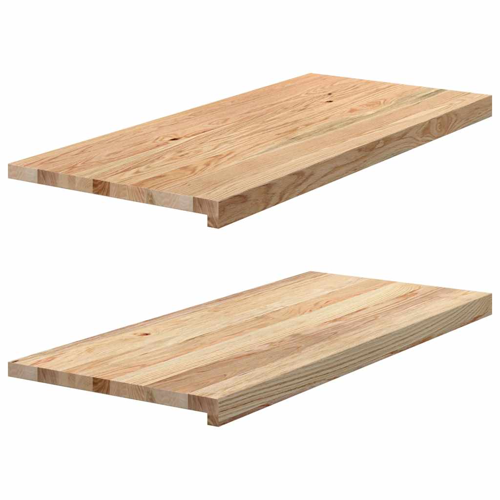 foto del prodotto davanzali 2 pz non trattati 90x40x2 cm legno massello di rovere