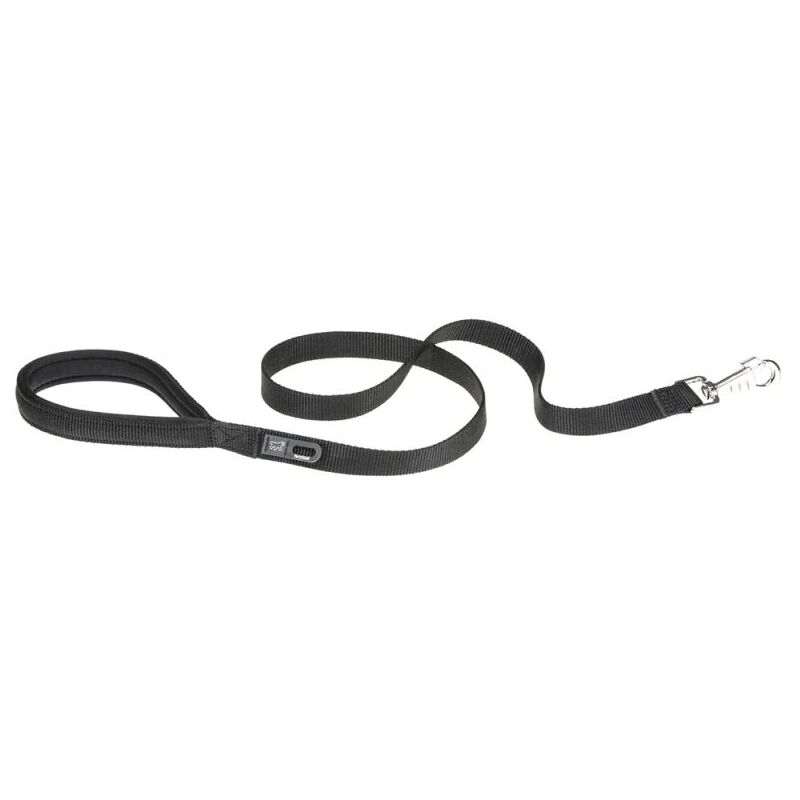 foto del prodotto daytona g guinzaglio in nylon per cani 20mm x 120cm nero ferplast