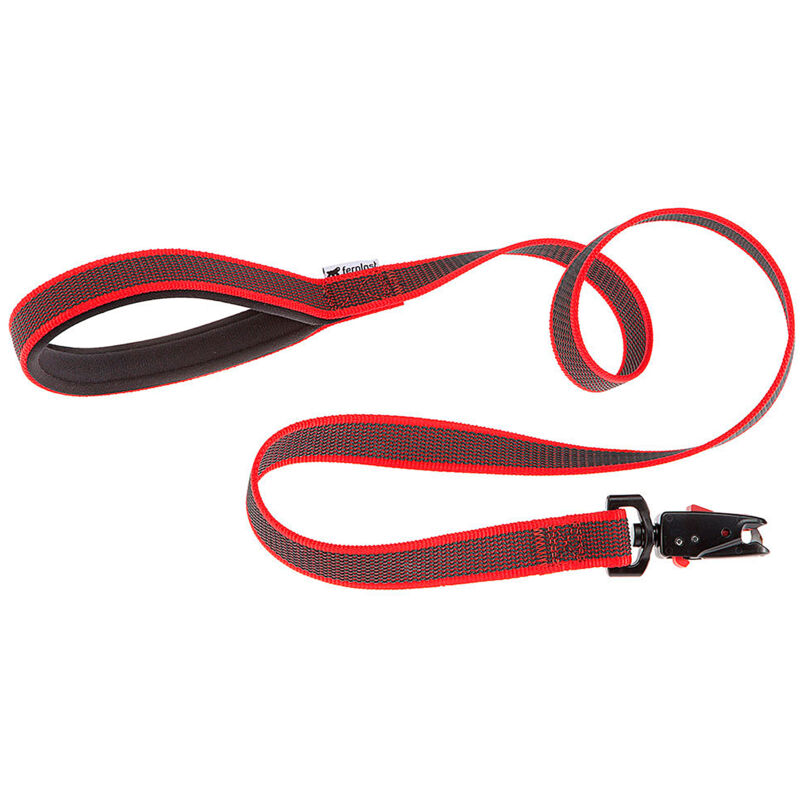 foto del prodotto daytona gummy matic g guinzaglio per cani con moschettone automatico. fettuccia in nylon e gomma. varie misure e colori.. variante g20 120 misure 