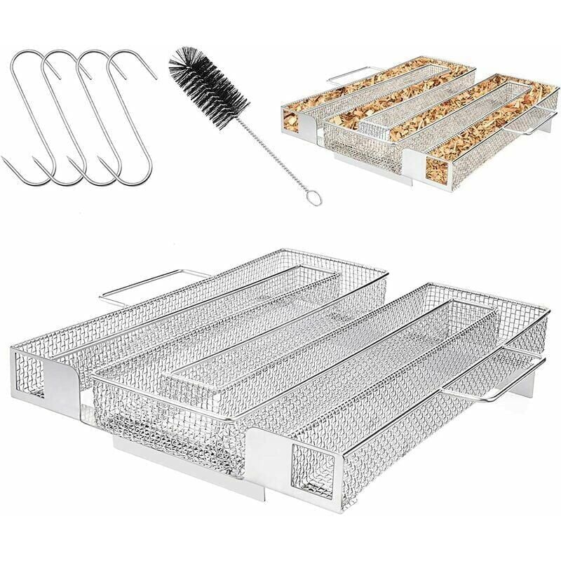 foto del prodotto dazzler lablanc generatore di fumo freddo in acciaio inox per affumicatore professionale, affumicatore a pellet per affumicare carne, pesce,