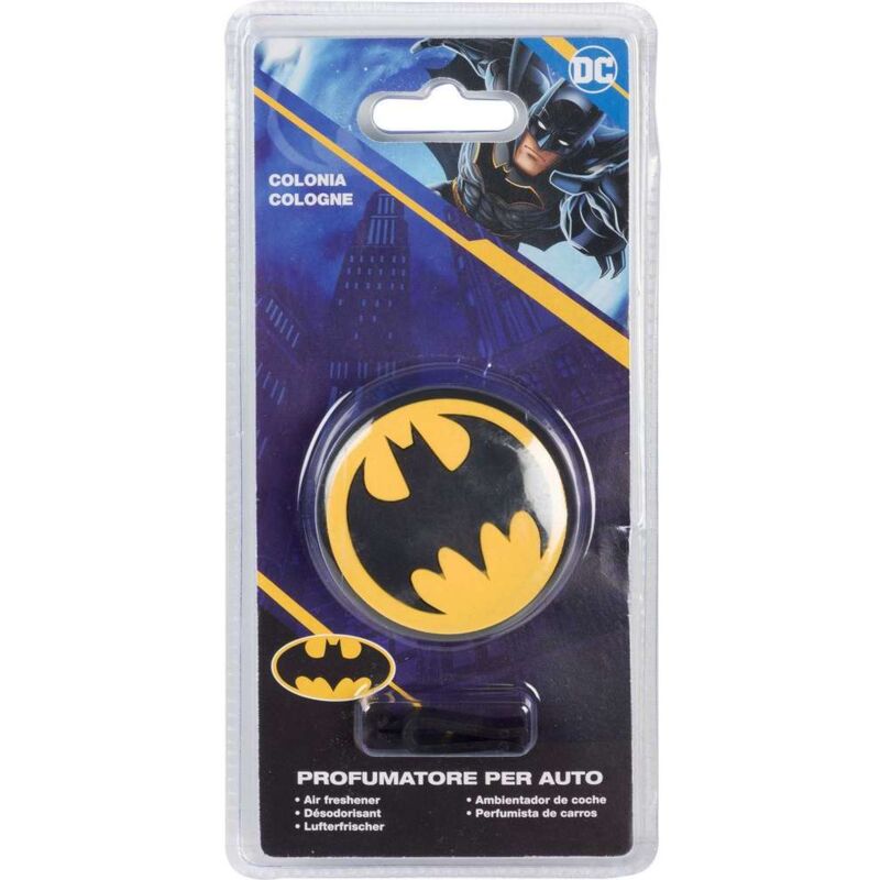 foto del prodotto dc comics profumatore deodorante auto da aeratore dc batman al gusto di colonia