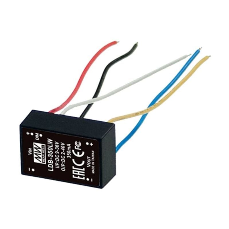foto del prodotto dc dc driver led mean well ldb 600lw 600 ma 18 w 1 pz.