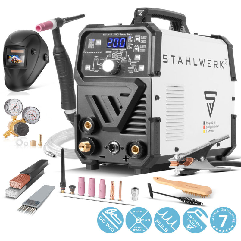 foto del prodotto dc tig 200 puls pro saldatrice combinata 2 in 1 stahlwerk