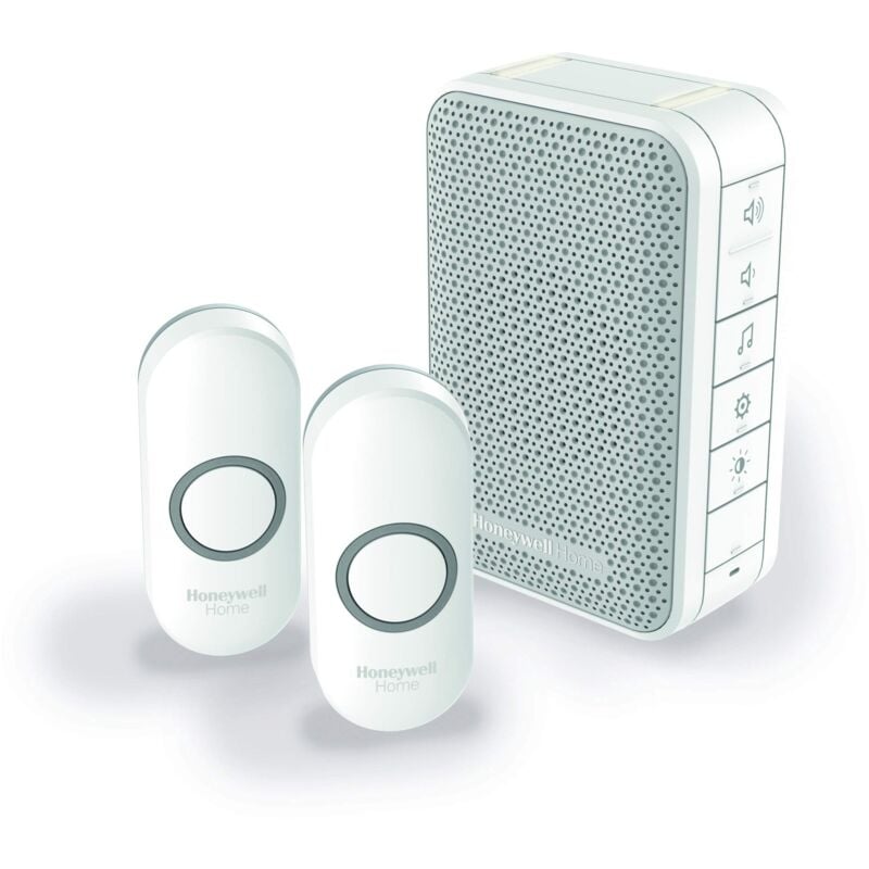 immagine 0 del prodotto dc313nfb campanello portatile serie 3 con due pressioni, bianco honeywell