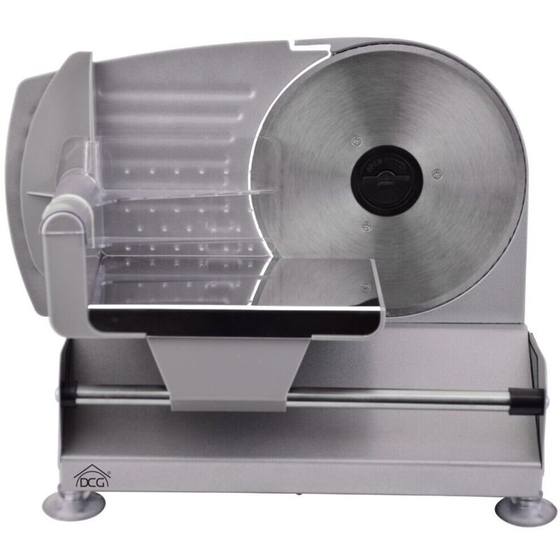 foto del prodotto dcg affettatrice 150w affetta tutto lama 19cm acciaio inossidabile as2465