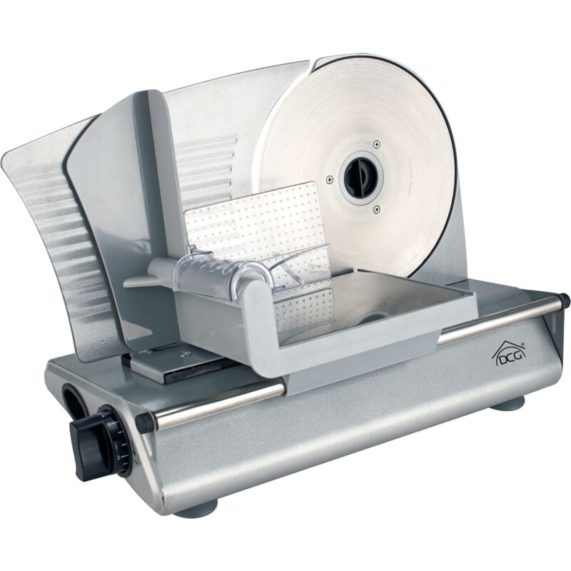 foto del prodotto dcg affettatrice 180w affetta tutto lama 22cm acciaio inossidabile as2470