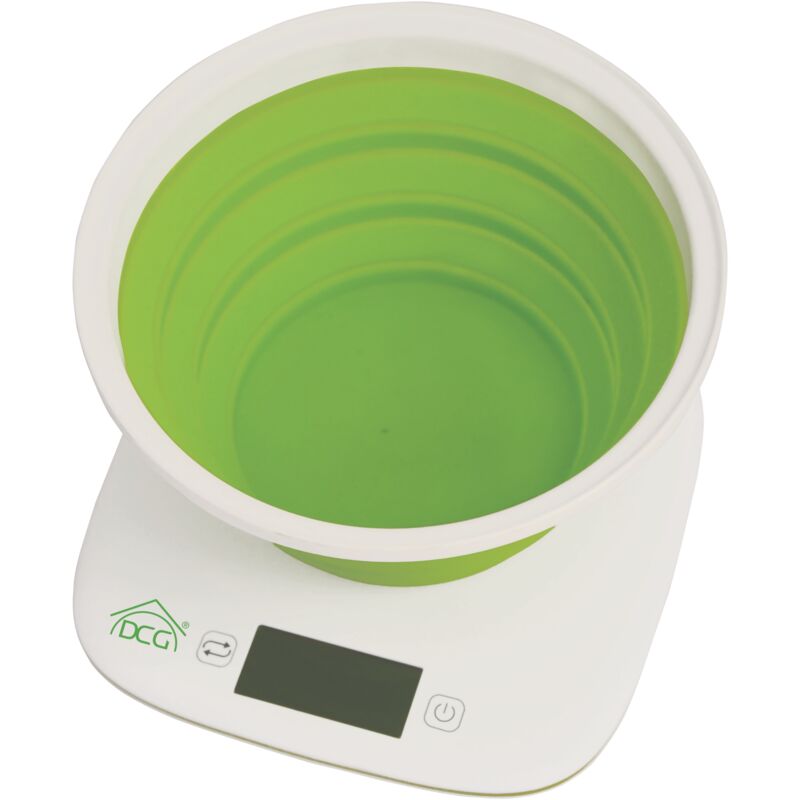 foto del prodotto dcg bilancia elettronica digitale da cucina con pieghevole 5kg pwc8090
