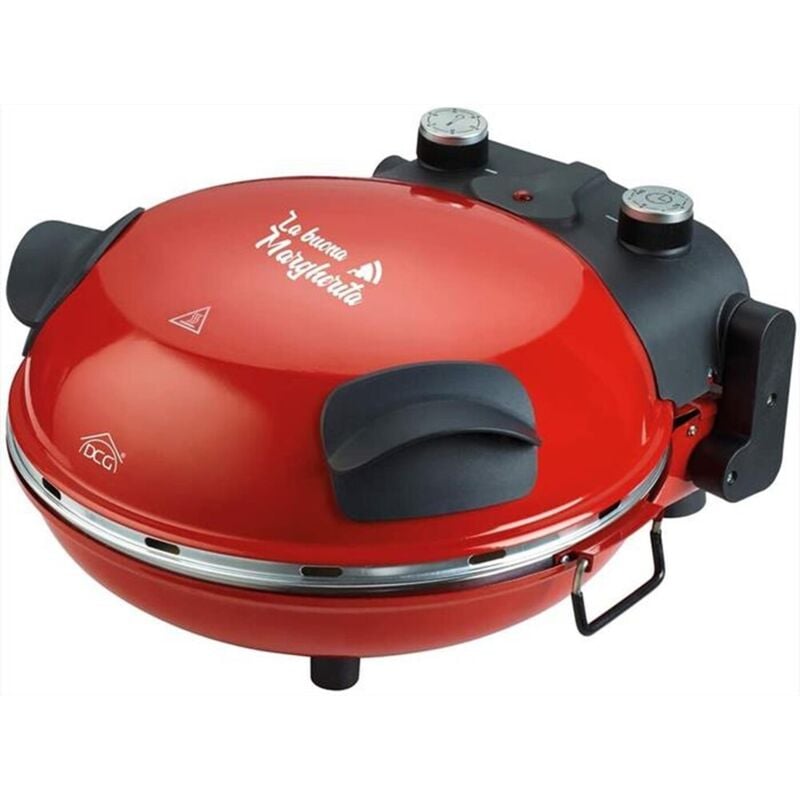 foto del prodotto dcg eltronic forno pizza maker mb2300 1200w timer e termostato, rosso