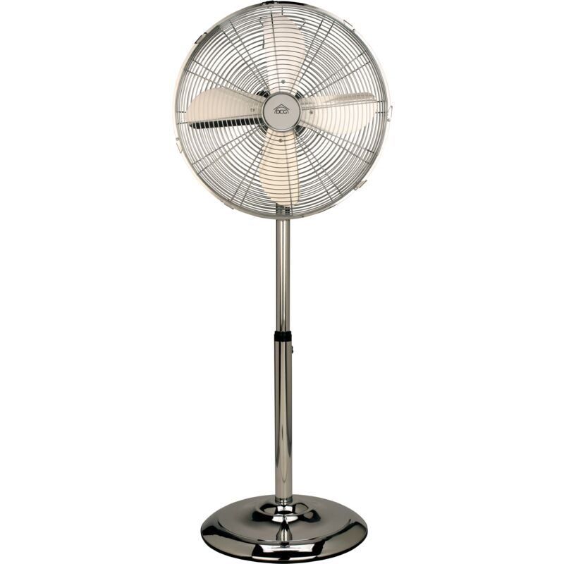 foto del prodotto dcg ventilatore a piantana 40cm in metallo finitura cromata ve9090