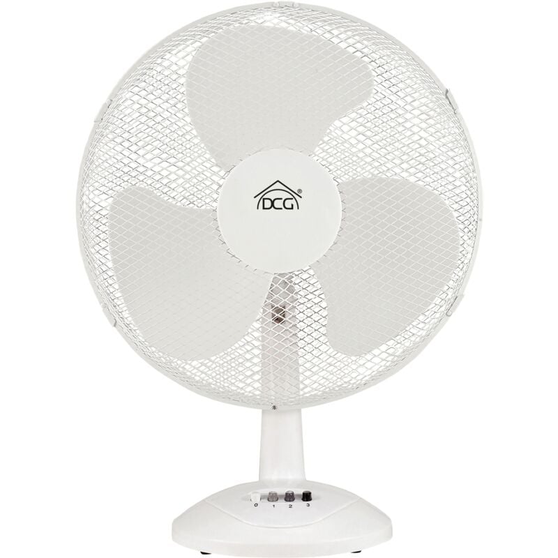 foto del prodotto dcg ventilatore da tavolo diametro 30cm 3 velocit bianco ve9030