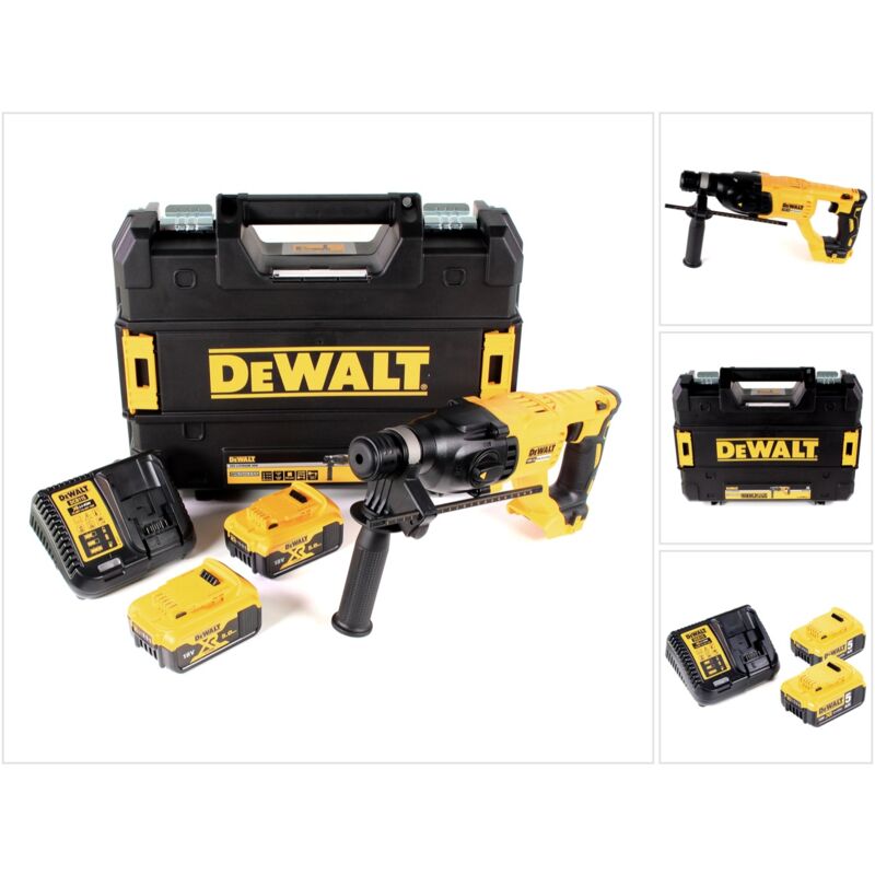 foto del prodotto dch 133 p2 martello combinato a batteria 18v 2,6j sds plus brushless 2x batteria 5,0ah caricatore tstak - dewalt